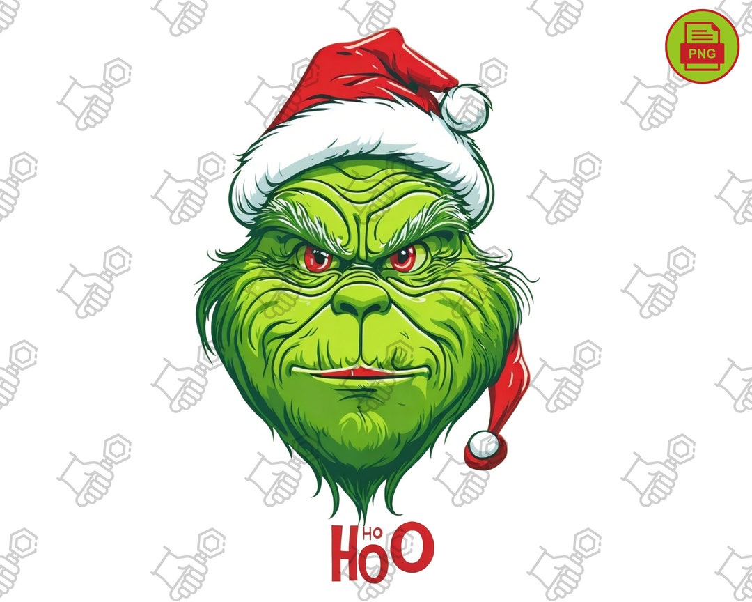 Enchanting Grinch Christmas PNG Instant Download Digital - Etsy