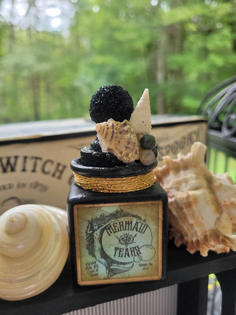 Mermaid Tears Potion Bottle halloween & Apothecary Decor - Etsy