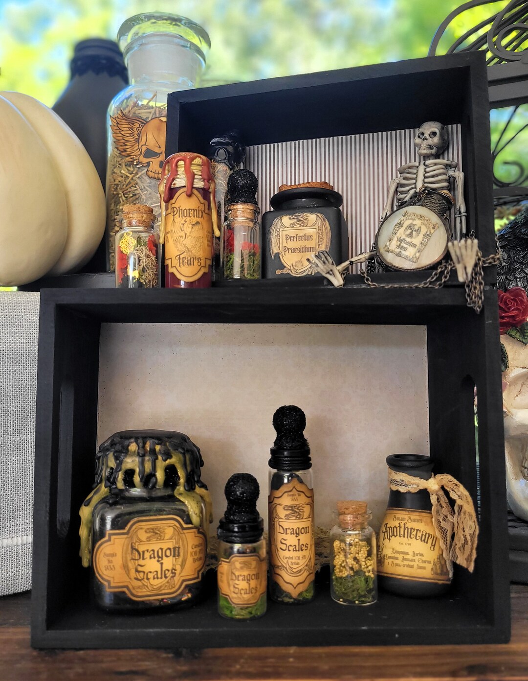 Dragon Scales Potion Bottles halloween & Apothecary Decor Etsy