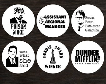 The Office Edible Cocktail Toppers – TV Show Party Decor