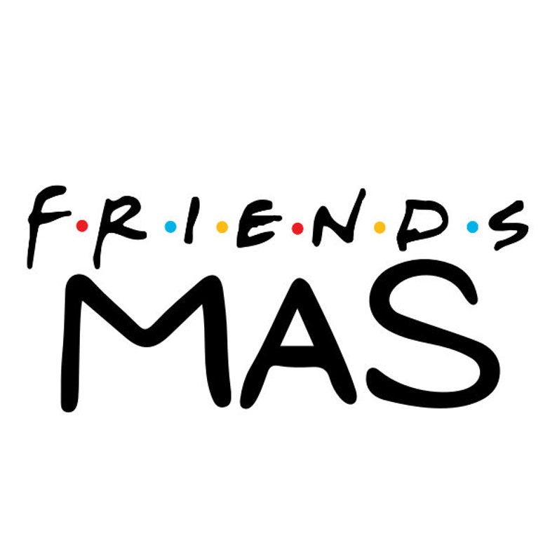 50 Edible Toppers - Friendsmas Cocktail Toppers - Friends Christmas ...
