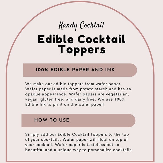 Snowy River Cocktail Toppers Christmas (1x6Pack), cocktail