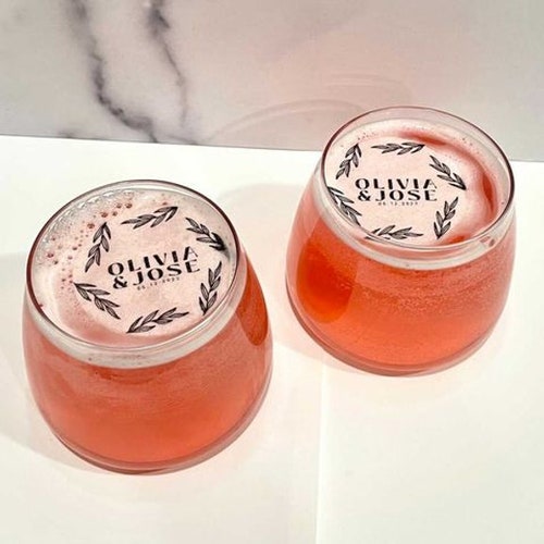 50 Edible Toppers Customizable Cocktail Garnishes Cocktail Etsy