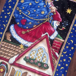 Christmas Tapestry Fabric Etsy