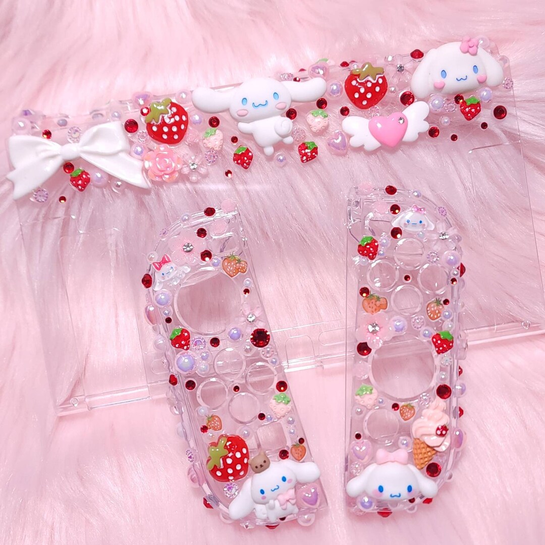 Nintendo Switch Case Rhinestone Decoden Custom OLED - Etsy