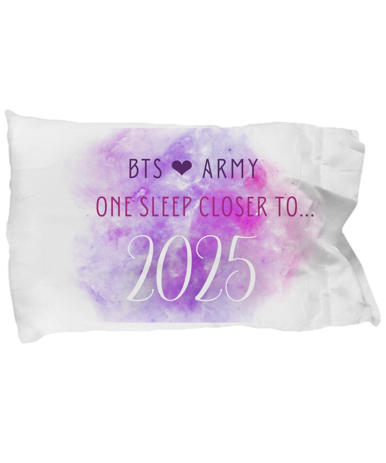 BTS 2025 Pillowcase BTS Military Service BTS Merch Suga Etsy