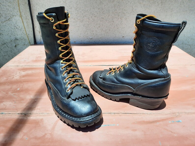 Vintage Whites Hathorn Explorer Boots Etsy