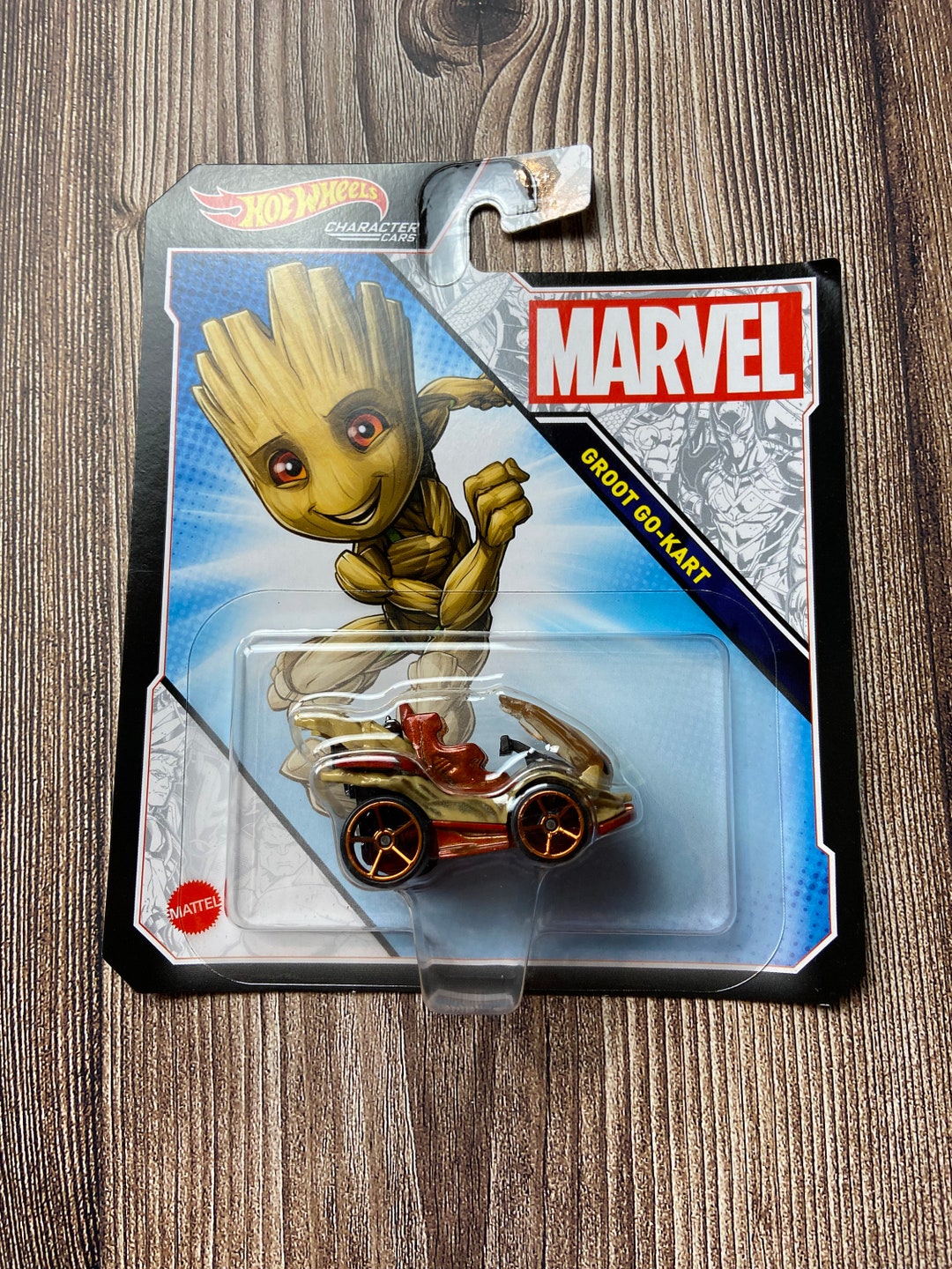 Hot Wheels, NIB Groot Gokart Hot Wheels, Character Cars, Marvel