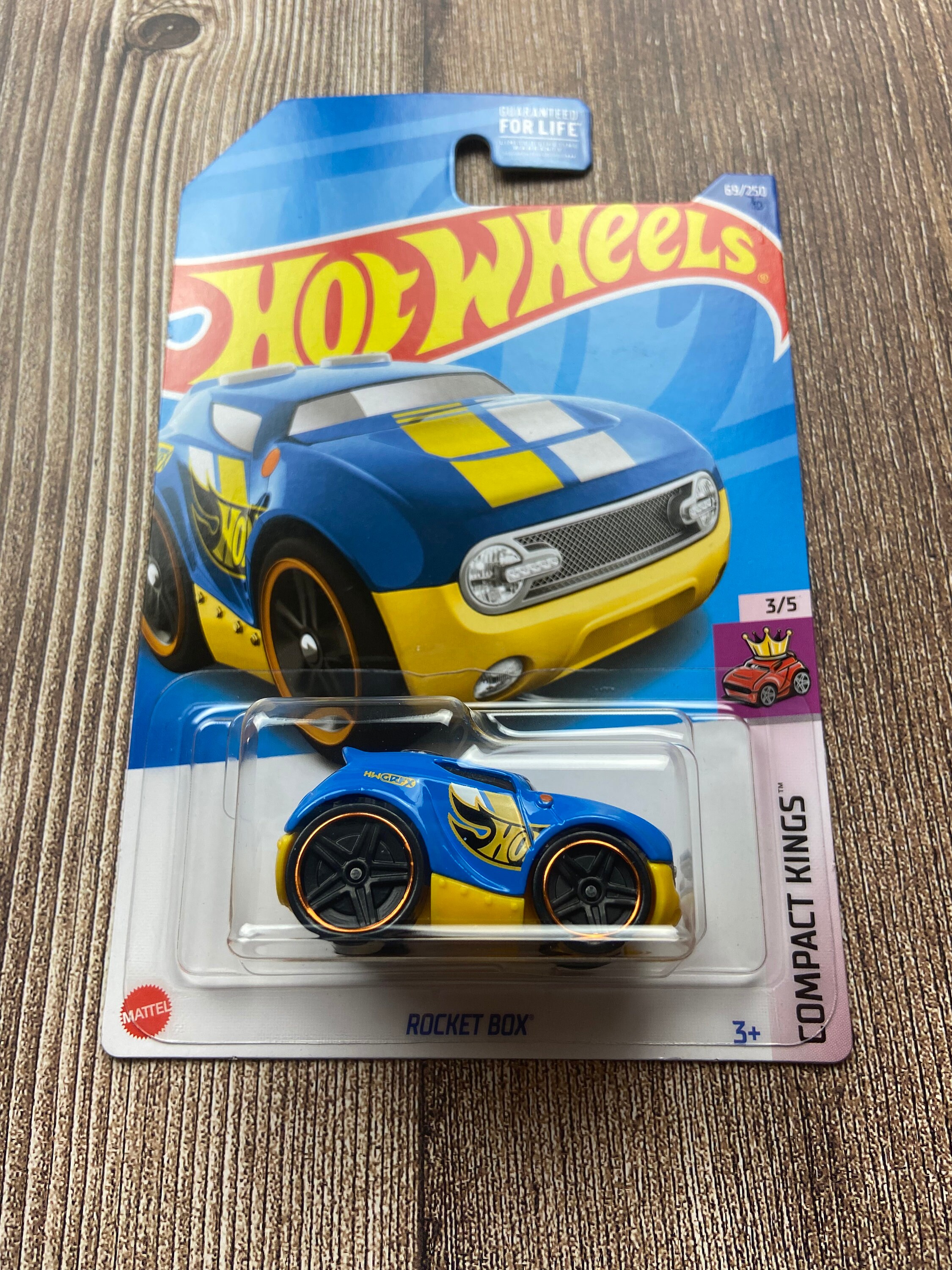 Hot Wheels NIB Blue Rocket Box Hot Wheels Compact Kings Mattel Cars Diecast Cars Collectible Present Gift