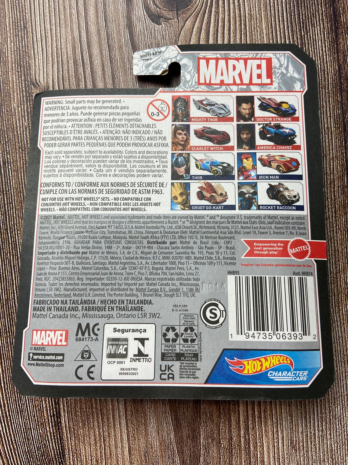 Hot Wheels, NIB Groot Gokart Hot Wheels, Character Cars, Marvel