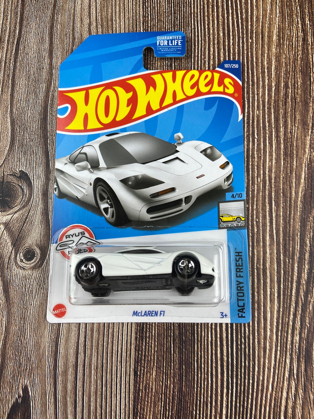Hot Wheels, NIB White Mclaren F1 Hot Wheels, Factory Fresh, Mattel Cars ...