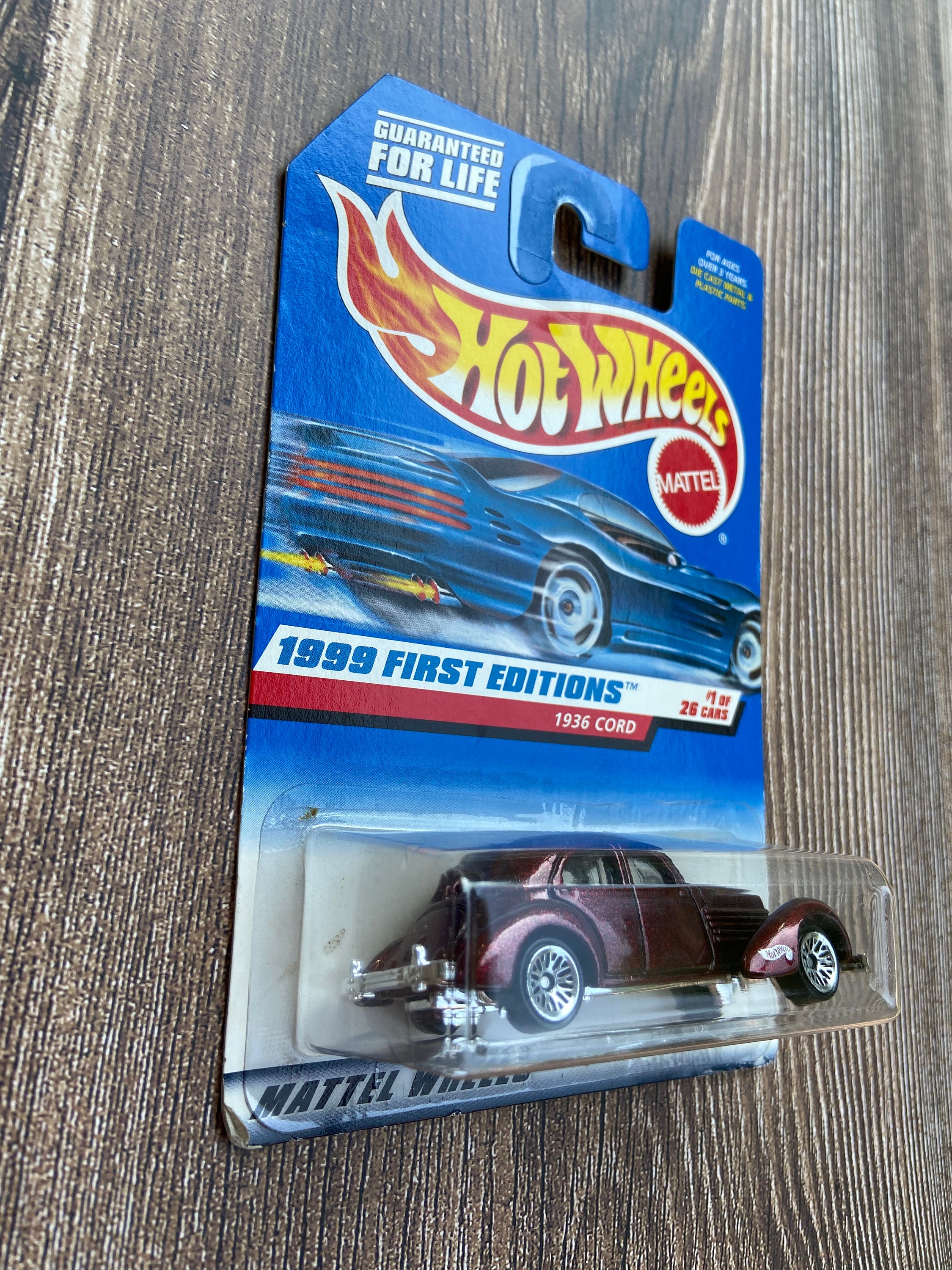 Hot wheels 1999 first editions 1936 cord 2025