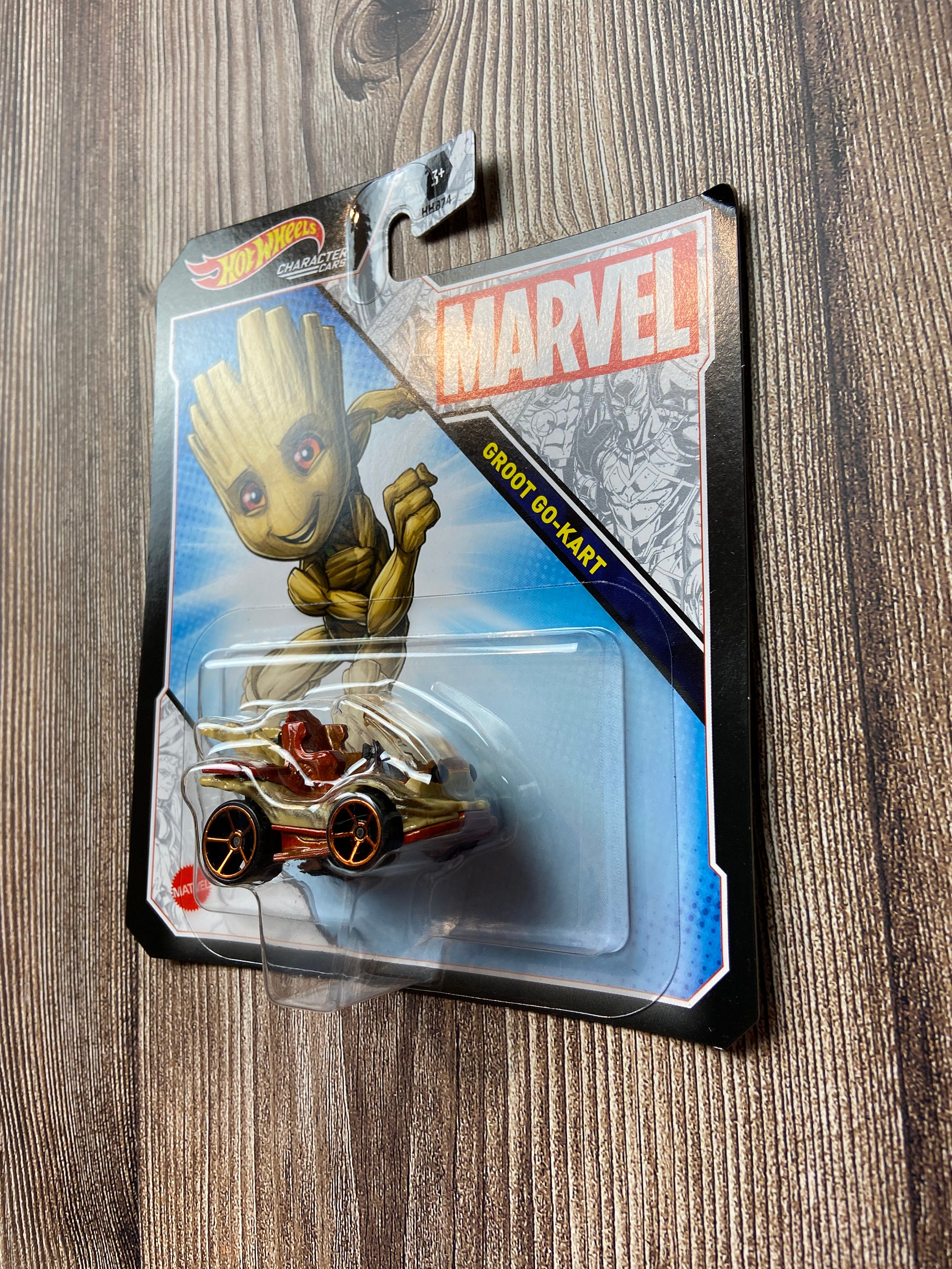 Hot Wheels, NIB Groot Gokart Hot Wheels, Character Cars, Marvel