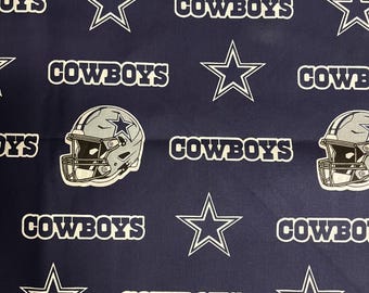 Dallas Cowboys Fabric, Cowboys Helmet, Fabric, 100% cotton, NFL Fabric , Sold by Fat Quarter 18" x 22", Yard, Remnant