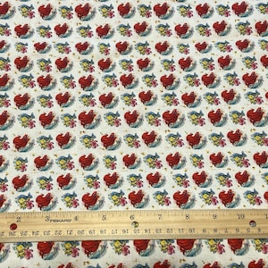 Ariel Fabric, Flounder Fabric,  Fat Quarter Fabric, 100% cotton, Fat Quarter 18&quot; x 22&quot;, Yard 36&quot; x 44&quot;