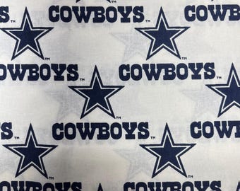 Dallas Cowboys Fabric, Cowboys Star, Fabric, 100% cotton, NFL Fabric , Sold by Fat Quarter 18" x 22", Yard, Remnant
