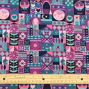 Disney Fabric, Its a Small World Fabric, 100% cotton, Quilting Cotton, Fat Quarter 18&quot; x 22&quot;, Remnant 36&quot; x 10&quot;