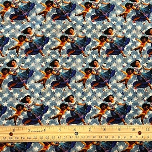 Encanto Fabric, Disney Fabric, Antonio Fabric, Mirabel Luisa Bruno Isabela, 100% Cotton, Yard 36&quot;x44&quot;, Fat Quarter 18&quot;x22&quot;, Remnant 36&quot;x10&quot;