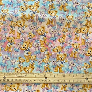 Duffy Fabric, Disney Fabric, Disney Duffy Fabric, ShellieMay, 100% Cotton, Sold in Fat Quarter 18&quot; x 22&quot;