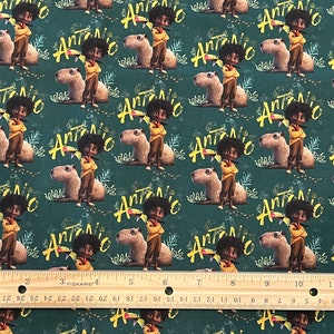 Encanto Fabric, Disney Fabric, Antonio Fabric, Luisa Fabric, Bruno Fabric, Cotton Fabric, Fat Quarters 18&quot; x 22, Remnant 36&quot; x 10&quot;