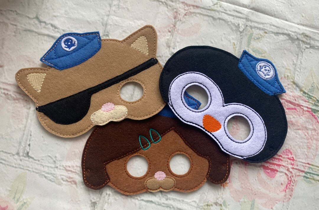 Handmade Octonauts Character Felt Face Mask Etsy UK