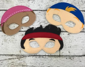 Handmade Jake and Co felt face masks