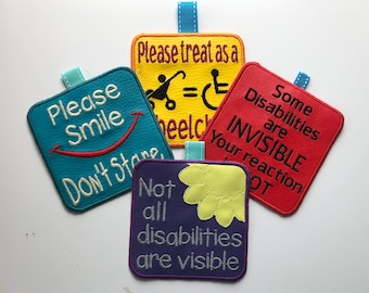 Handmade medical Alert Buggy Tags