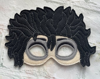 Handmade Edward Sissorhands felt face mask