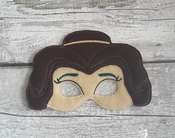 Handmade Beauty and the Beast inspired felt face mask