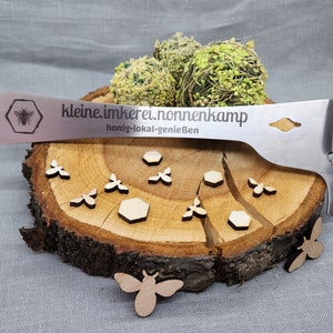 Personalized stainless steel beekeeper hive chisel special with engraving – 26 cm | Professional beekeeping tool individually engraved | Gift idea for beekeepers
