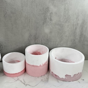 Cylinder Round Flower Pot Mold Container Mold Bowl Mold Silicone Mold Concrete Mold Plaster Mold Epoxy DIY and More Molds