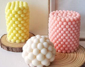 Bubble Ball Hexagon Sphere Mold Silicone Mold Candle Mold Soap Mold Concrete Mold Vase Mold Tray Mold DIY and More Molds
