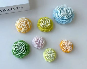 Peony Candle Mold Rose Mold Silicone Peony Mold Flower Silicone Mold Soap Mold Concrete Mold Vase Mold Tray Mold DIY and More Molds