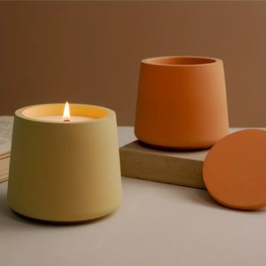 Caixa de armazenamento redonda tigela molde de silicone jar molde com tampa molde de concreto molde de gesso jóias moldes resina cola epoxy vaso de flores molde diy