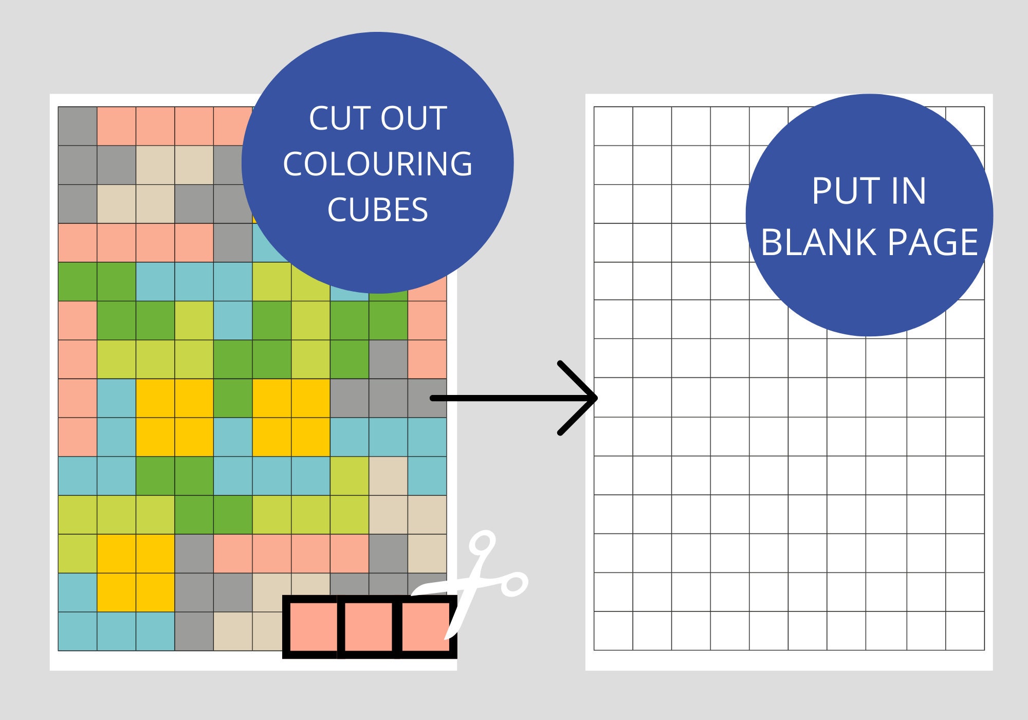 Tetris Printable Game Pieces for Travel