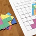 Tetris Printable Game, Tetris Puzzle, Educational Game, Kids Activity ...
