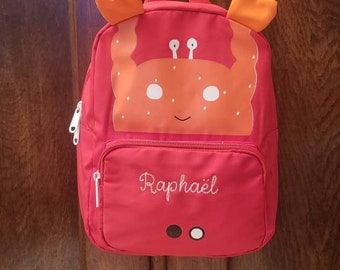Personalized children's backpack/personalized bag/nursery bag/first name backpack/child bag/school bag/nursery bag