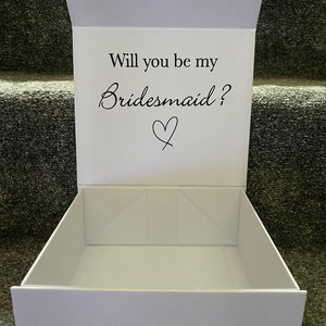 Personalised bridesmaid proposal box/ empty bridesmaid box/ wedding party box/ bridal party box/ wedding gift box/ large bridesmaid box