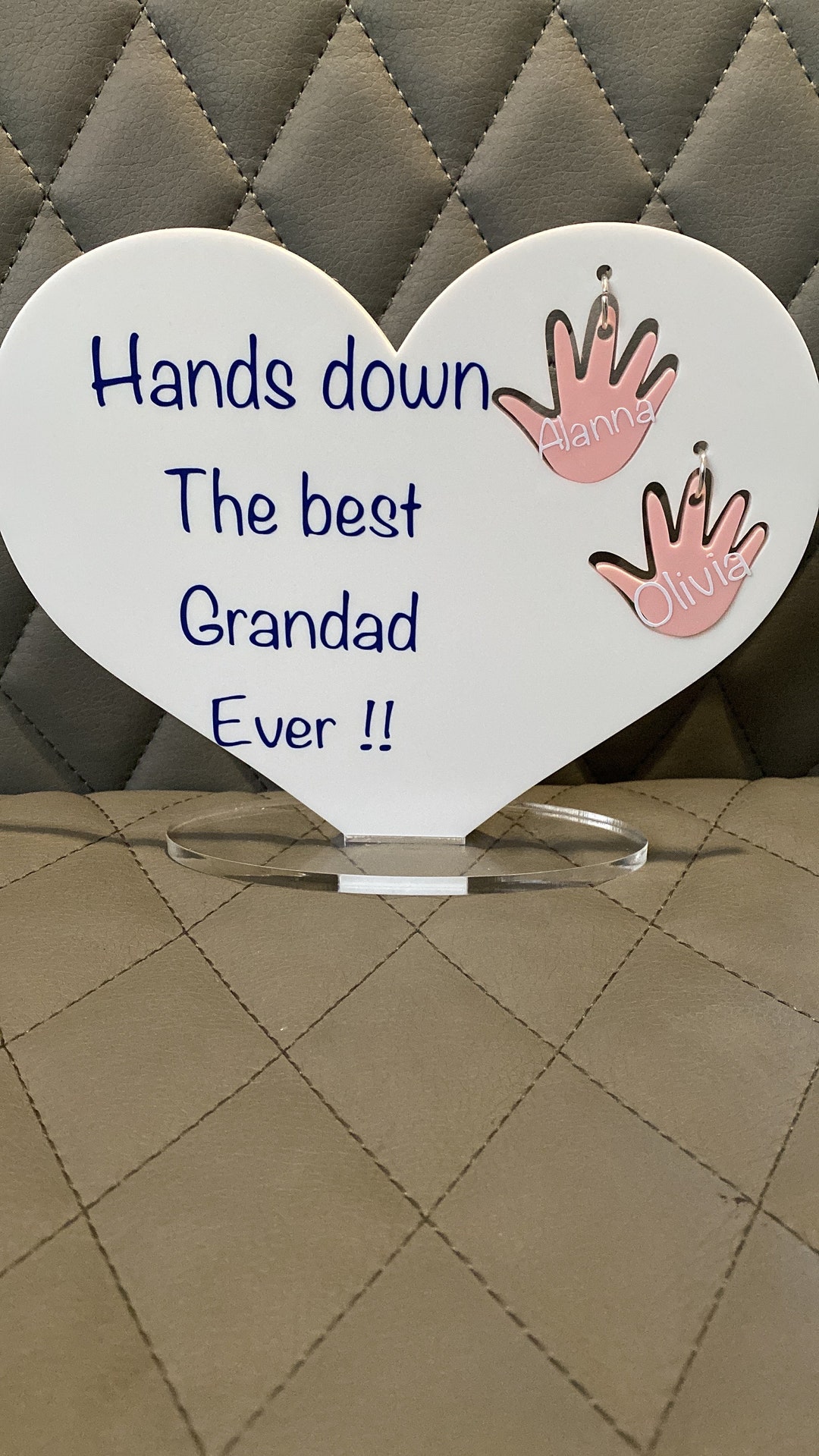 Hands Down Best Dad Ever / Hands Down Best Grandad Ever / Best - Etsy