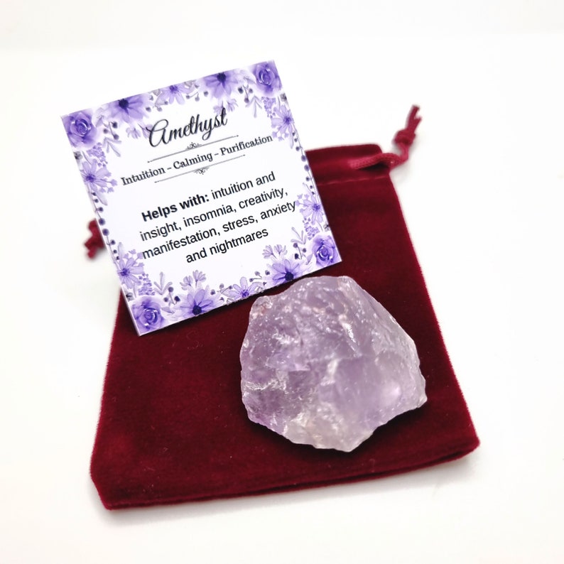 Large Raw Amethyst Crystal. Healing Crystal. Genuine Gemstone. image 9