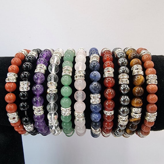 How to Make Healing Stone Stackable Stretch Bracelets - Private Group – EOS  Designs Studio
