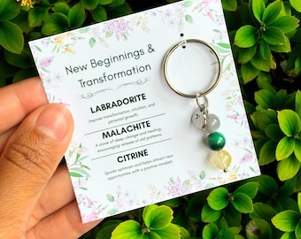Chaveiro de Cristal Personalizado | Presentes Feitos à Mão com Significado