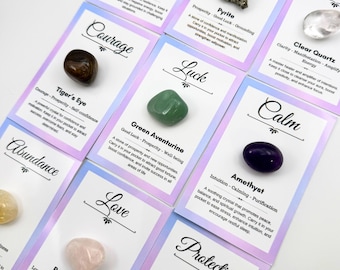 Tumbled Stone Pocket Stone | Manifestation Gift | Small Healing Crystal