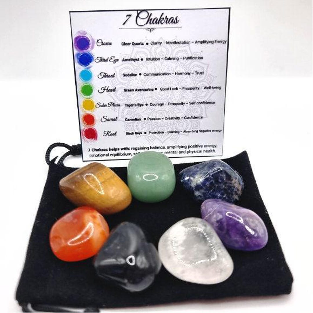 7 Chakra Crystal Set. 7 Chakra Stones. Healing Crystals - Etsy