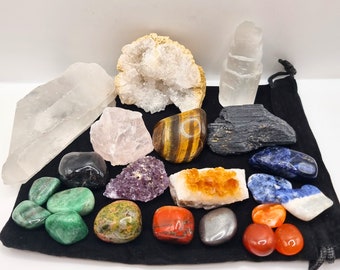 Perfectly Imperfect Crystals Mix. Mixed Crystal Set. Healing Crystals. Crystal Set.