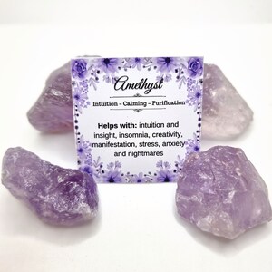 Large Raw Amethyst Crystal. Healing Crystal. Genuine Gemstone. image 8