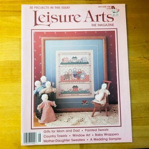 Leisure Arts The Magazine May-June 1987 Craft Magazine