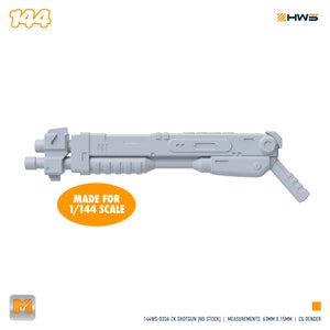144WS-033A ZKショットガン【在庫なし】1/144。1/144メカモデルキット用の3Dオプションパーツ。