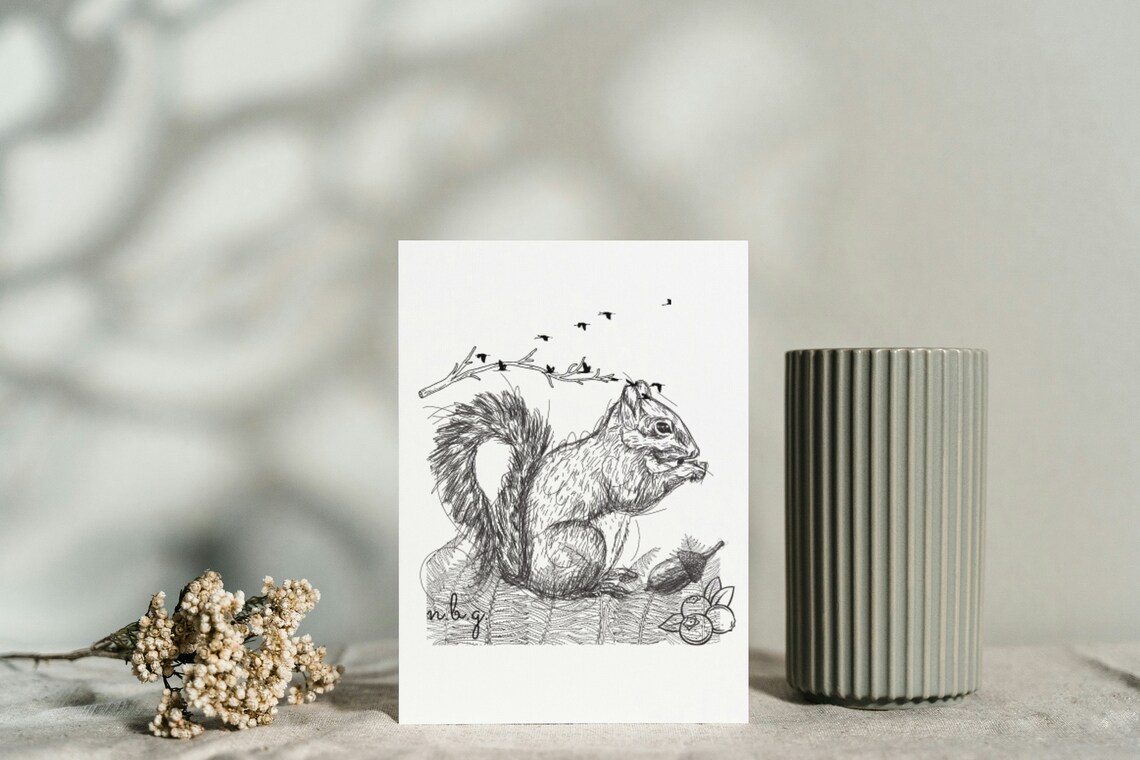 Nature Stationary, Wildlife Cards, Rustic Stationery, Nature Thank You
