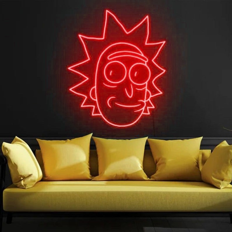 Rick and Morty Neon Sign - Etsy
